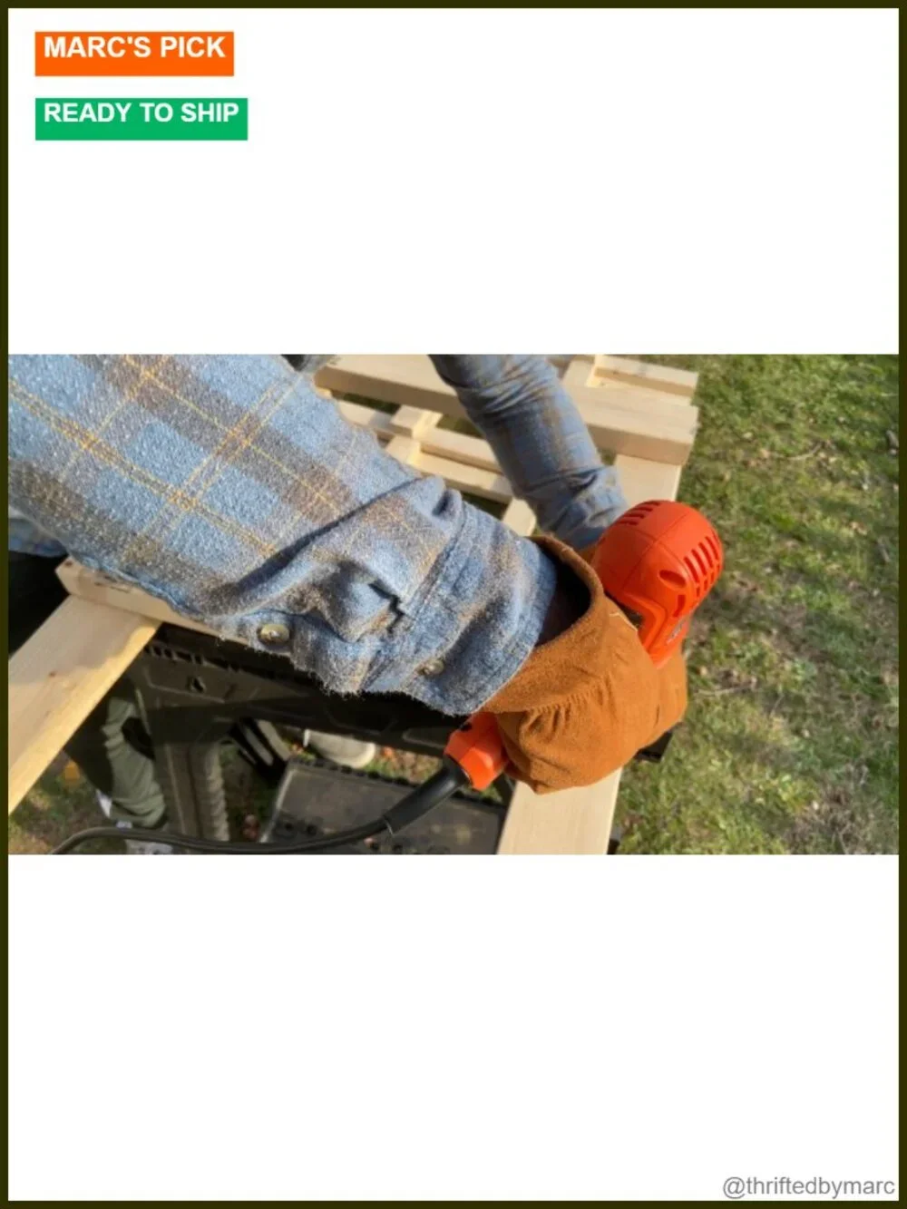 Genuine Deerskin Suede Winter Work Gloves with 3M Thinsulate Insulation